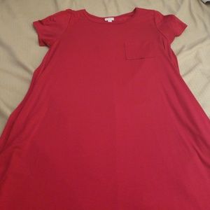 L Magenta Carly high/low Dress